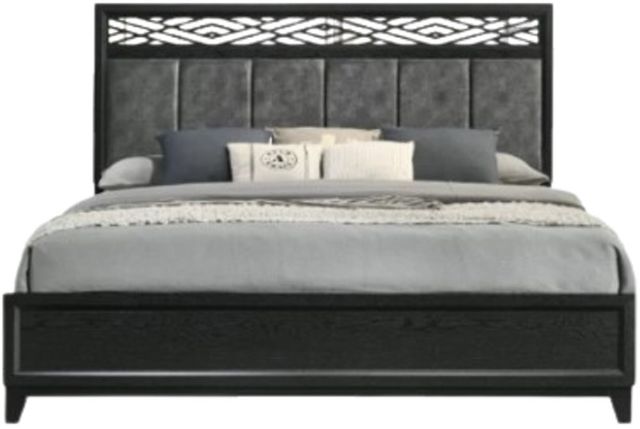 New Classic® Home Furnishings Obsidian Black Queen Panel Bed-2