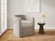 Lauren Chocolate Swivel Chair-1