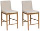 Millennium® by Ashley Isanti Light Brown Upholstered Bar Stool-4