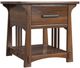 A-America® Eldora Saddle Brown End Table-0