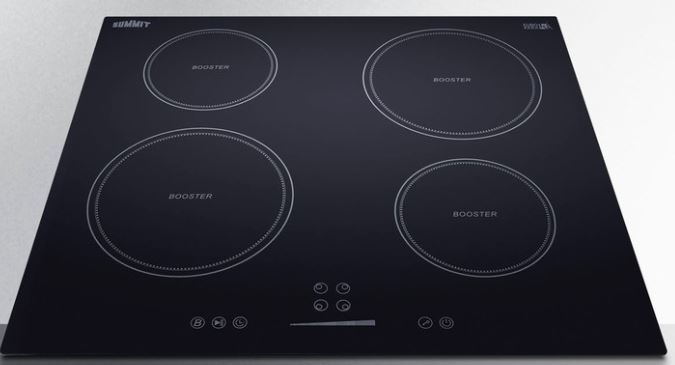 Summit 24" Black Induction Cooktop