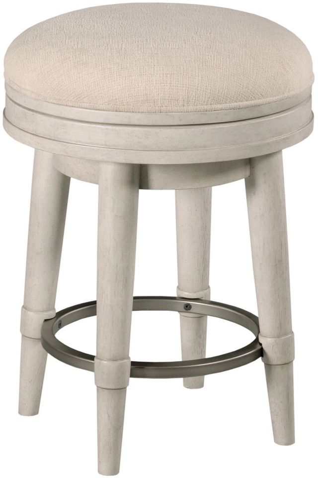 Hammary® Domaine Taupe Patina Counter Swivel Stool-0