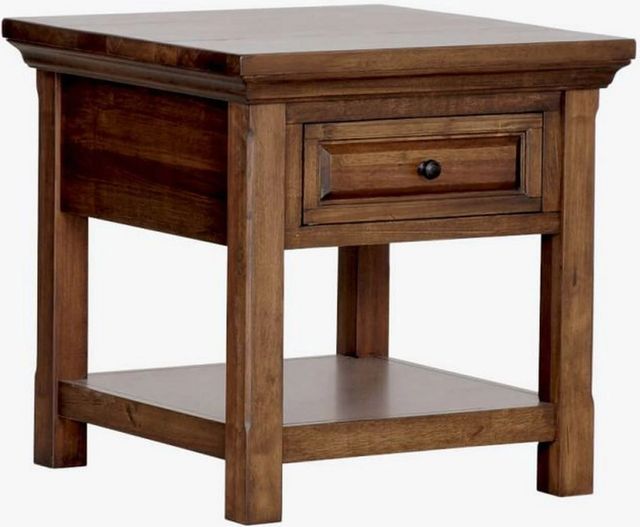 Napa Furniture Design Hill Crest Brown End Table-0
