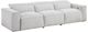 Homelegance® Phoebe Light Gray Power Double Reclining Sofa with Power Headrests-2