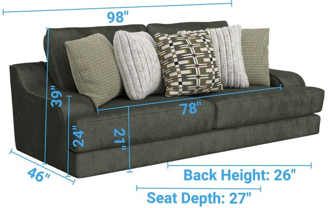 Jackson Furniture Olympus Ireland Sofa with Cuddler Coil Cushions-2