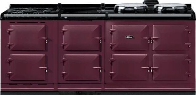 AGA™ eR7 210 Classic Cast Iron 83" Aubergine Pro Style Dual Fuel Range-0