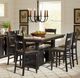 Jofran Inc. Madison County Vintage Black Ladderback Counter Stool-1
