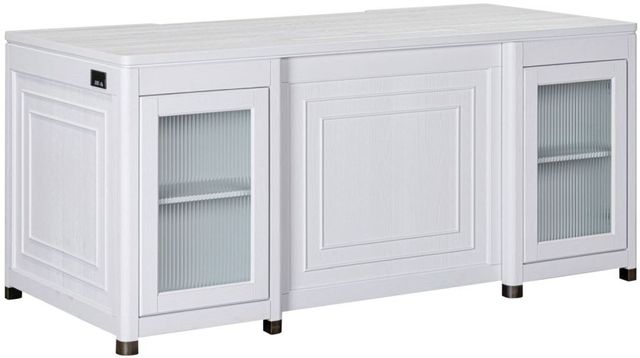 aspenhome® Norah Simply White 68'' Executive Desk-2