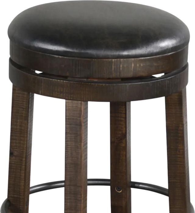 Sunny Designs™ Homestead Tobacco Leaf 24" Swivel Stool-3