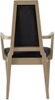 A & B Home Black Arm Chair-3