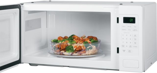GE Profile™ 1.1 Cu. Ft. White Countertop Microwave-1