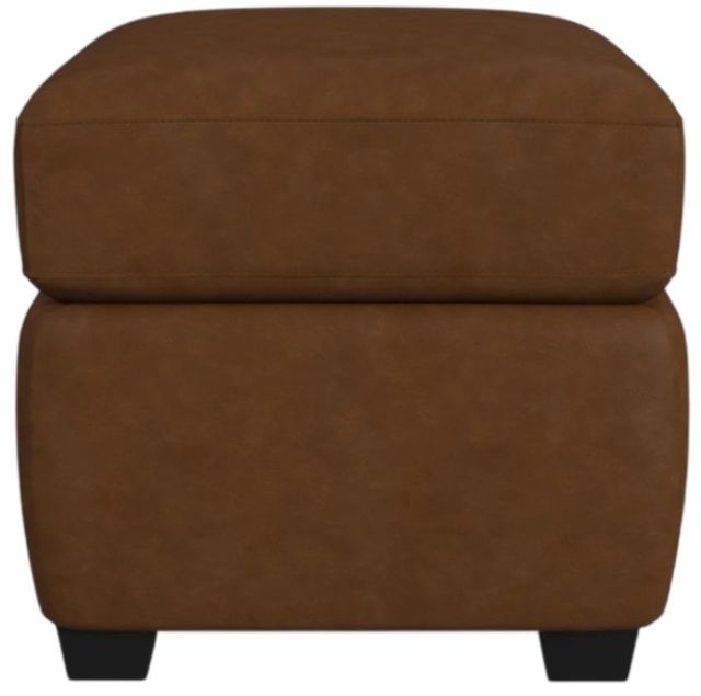 Flexsteel® Hudson Autumn Leather Ottoman-4