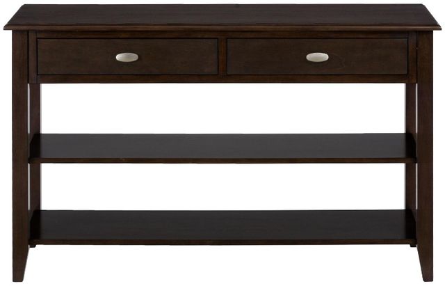Jofran Inc. Merlot Brown Console Table-2