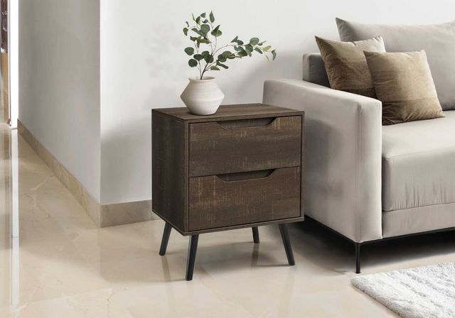 Monarch Specialties Inc. Dark Brown End Table -2