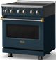 Viking® 5 Series 30" Squall Pro Style Induction Range with Brushed Brass Trim-3