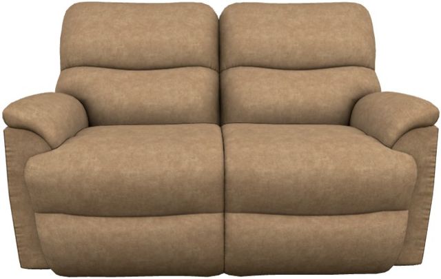La-Z-Boy® Trouper Camel Power Reclining Loveseat with Headrest-1