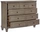 Mazin Furniture Vermillion Gray Cashmere Dresser-2