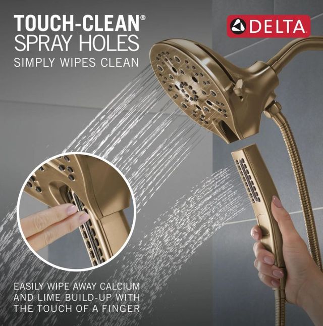Delta Tetra® 17 Series Lumicoat® Champagne Bronze Shower Trim-3