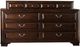 Mazin Furniture Milton Brown Cherry Dresser with Jewelry Storage-0