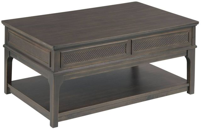 England Furniture Serra Soft Black Lift Top Rectangular Cocktail Table-0