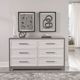 Liberty Furniture Palmetto Heights Driftwood/Two-Tone Shell White Dresser-1