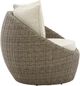 Signature Design by Ashley® Danson 2-Piece Beige Swivel Outdoor Lounge with Cushion-4