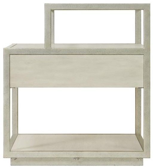 Riverside Furniture Maisie Champagne Rectangular Side Table-2