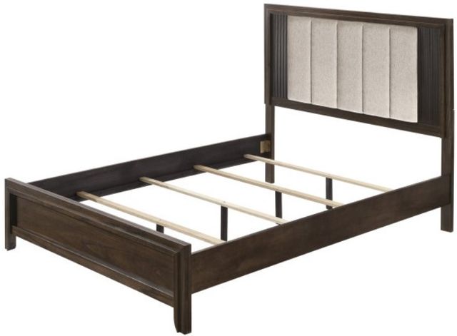 Crown Mark Carlton Brown King Upholstered Panel Bed-2