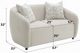 ACME Furniture Etienne Beige Loveseat -3