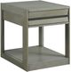 Elements International Gordon Grey Rectangular End Table-0