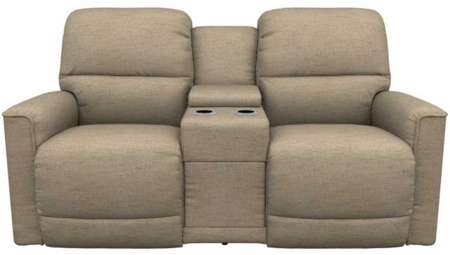 La-Z-Boy® Cade Mineral Power Reclining Loveseat with Console and Headrest-1