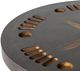 Four Hands Natural Brown Guanacaste Poker Table with Aged Metal Top-4