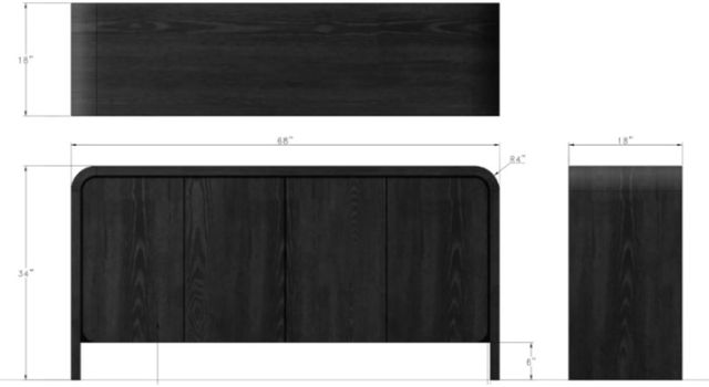Modus Furniture Elora Jet Sideboard-2
