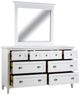 Magnussen Home® Heron Cove Chalk White Dresser and Mirror-3