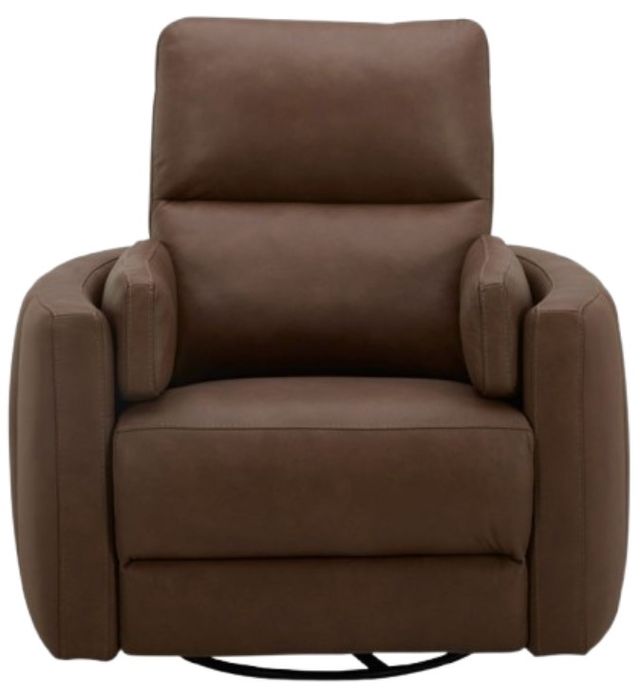 Liberty Furniture Reilly Aline Saddle Leather Power Swivel Glider Recliner-3