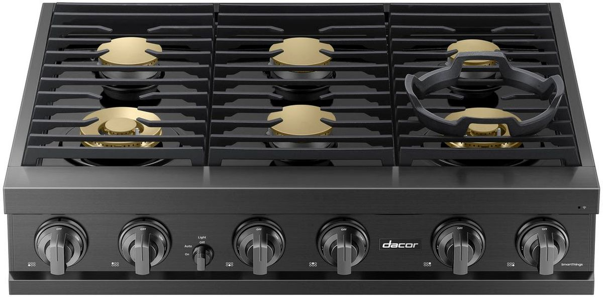 Dacor 36" Graphite Stainless Natural Gas RangeTop