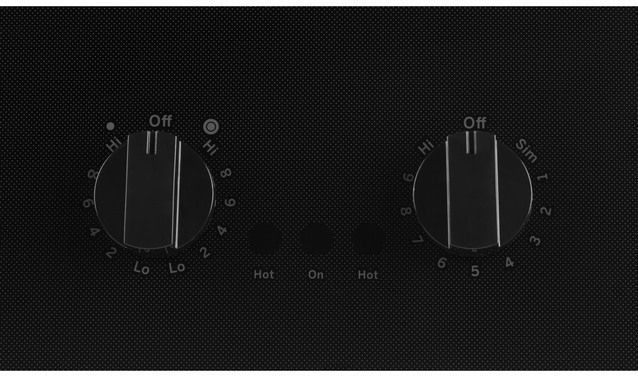 Table de cuisson électrique de 21 po GE® - Noir-2