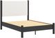 Signature Design by Ashley® Cadmori Black/White Youth Full Upholstered Panel Bed-0