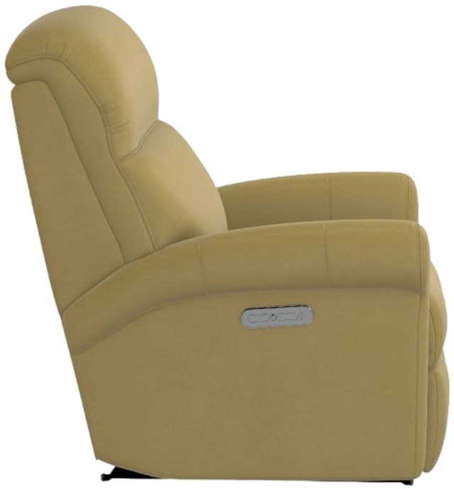 Flexsteel® Davis Light Yellow Power Recliner with Power Headrest-2