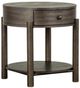 Magnussen Home® Hadleigh Black Coffee Bean Round End Table-0