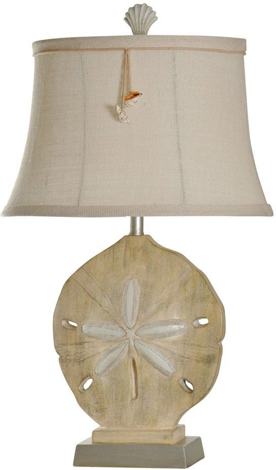 StyleCraft Large Sand Dollar Table Lamp-0