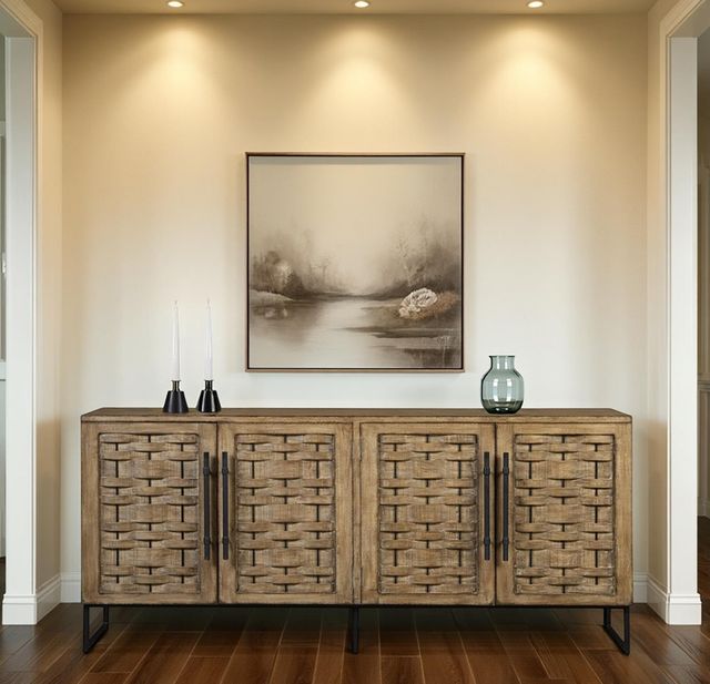 Nest Home Collections Madison Antique Natural Cabinet-1
