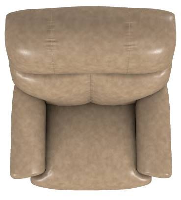 La-Z-Boy® Reed Beige Leather Power Rocking Recliner with Headrest and Lumbar-4