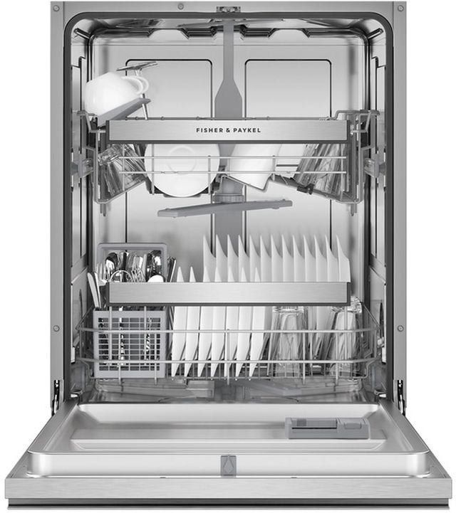 Fisher & Paykel Series 7 24" Stainless Steel Front Control Built-In Dishwasher-2