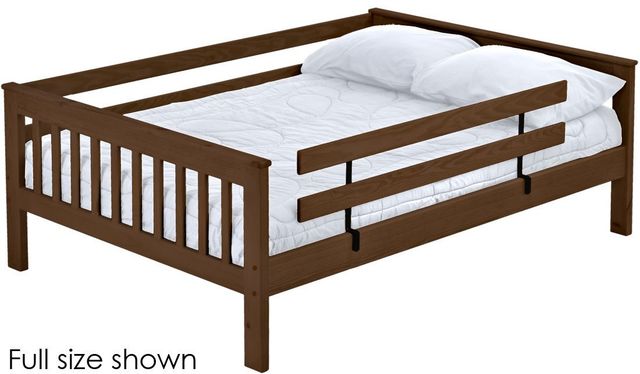 Crate Designs™ Furniture Brindle Full XL Mission Upper Bunk Bed-0
