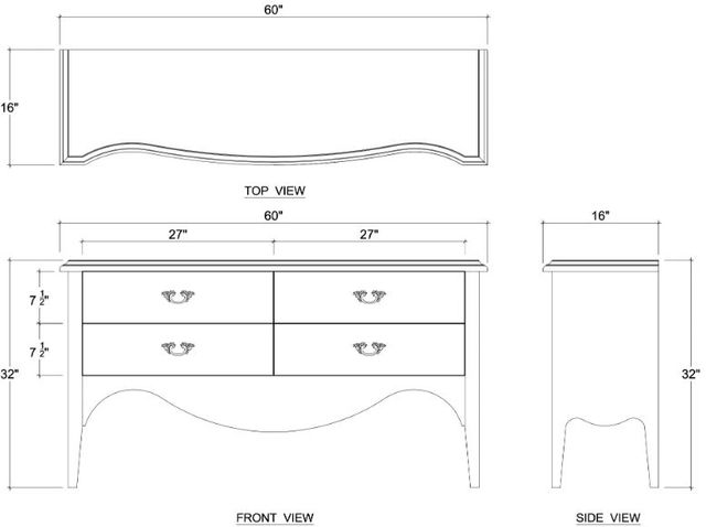 Bramble Customizable Normandy Dresser-1