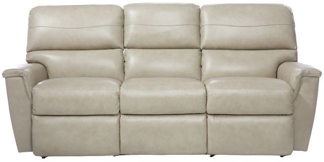 La-Z-Boy® Ava Ivory Leather Manual Reclining Sofa-2