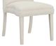 Fairfield® Customizable Entree Dining Short Back Armless Stack Dining Chair with Linen Legs and Buttons-2