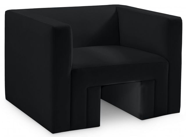 Meridian Furniture Henson Black Velvet Chair-0
