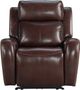 Intercon Wainwright Reddish Brown Dual-Power Recliner-0